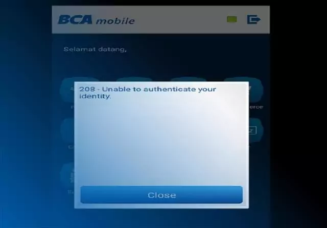 Cara Mengatasi BCA Mobile Error 208