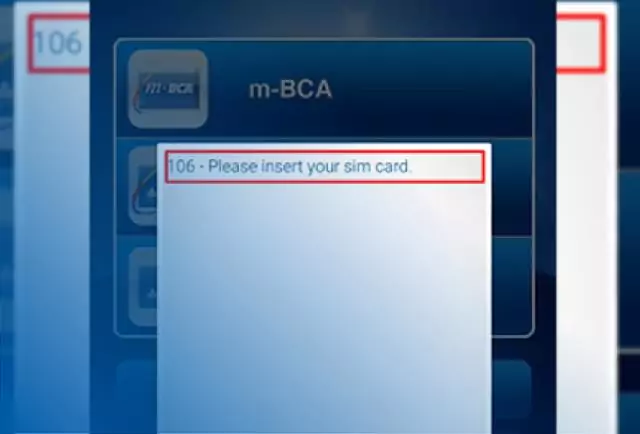 Cara Mengatasi BCA Mobile Error 106