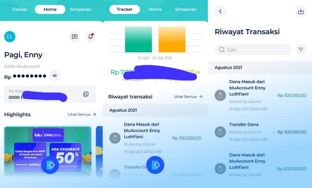 Cara Cek Mutasi Rekening di blu BCA