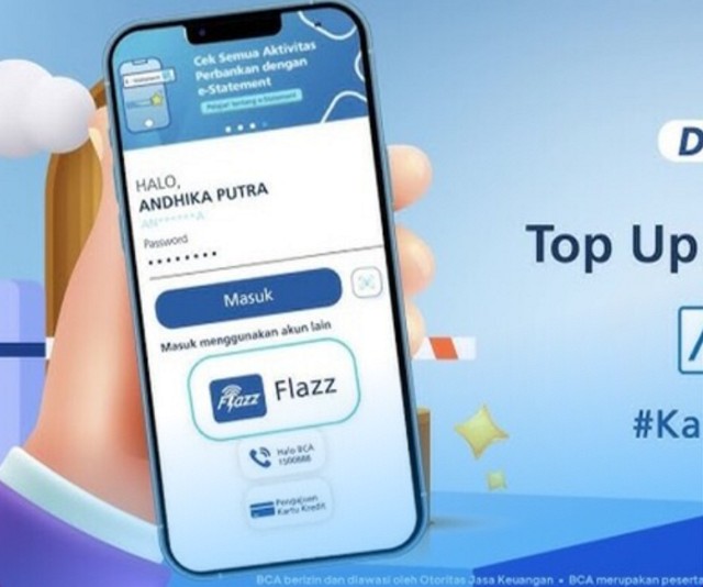 Cara Top Up Flazz BCA via OVO