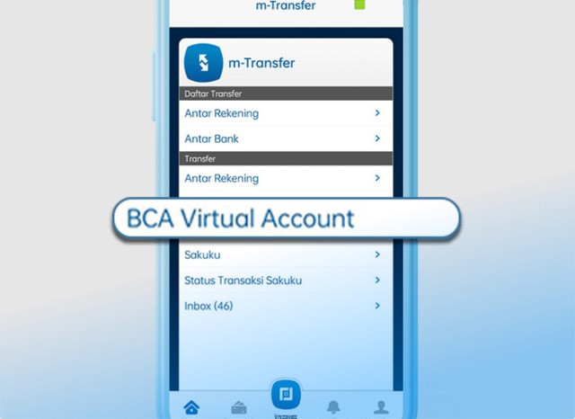 Cara Transfer Virtual Account BCA Syariah m Banking
