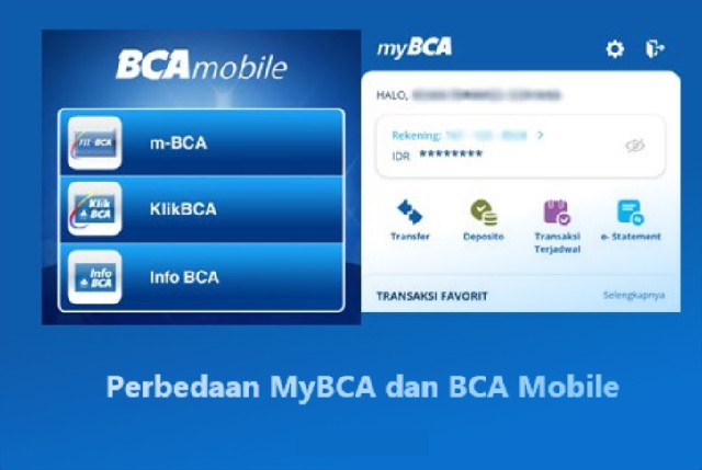Perbedaan myBCA dan BCA Mobile Lengkap 1 Perbedaan myBCA dan BCA Mobile