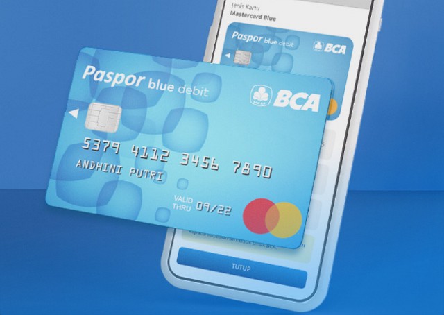 Setoran Awal BCA Mastercard Blue