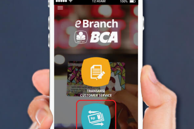 eBranch BCA Tarik Tunai